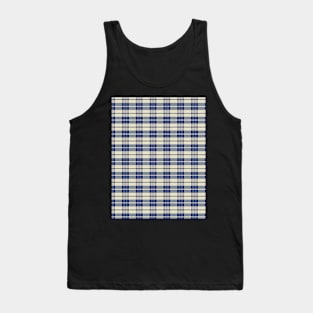 Sunset and Sunrise Aesthetic Daviana 1 Hand Drawn Textured Plaid Pattern Tank Top